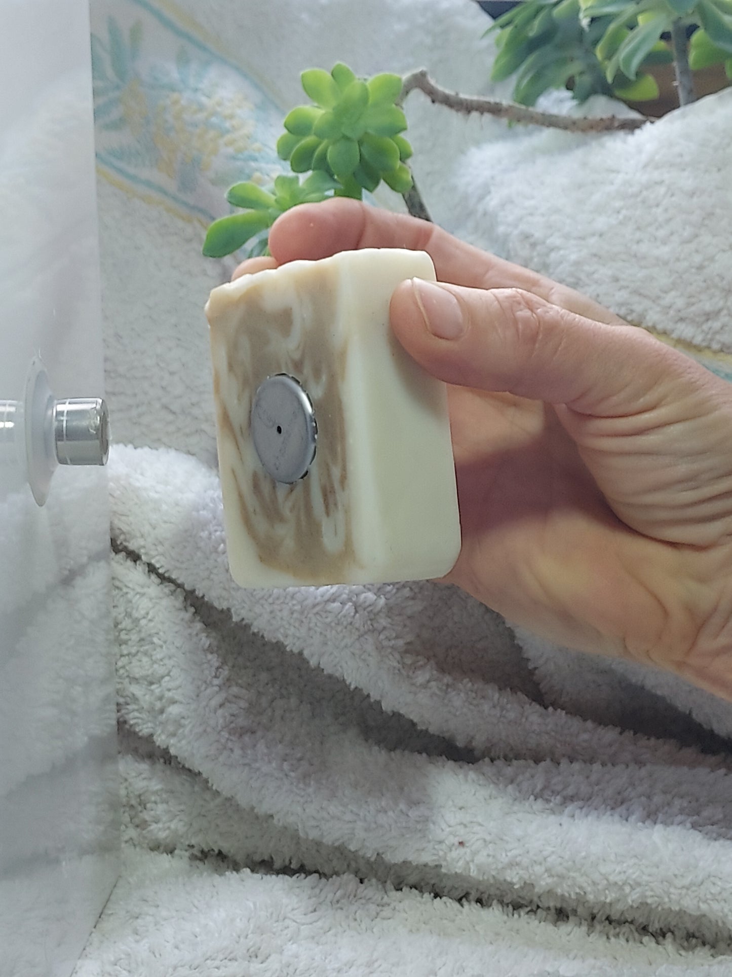 Porte savon magnétique